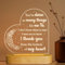 Thank You Gifts for Women, Thank You Appreciation Gifts for Friends, Teacher, Colleagues, Gift for Her, Inspirational Birthday Presents, Warm Colors LED Bedside Lamp