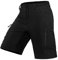 Cycorld Kurze-Hosen-Herren-Shorts, Wanderhose-Herren-Kurz-Schnell-Trocknend-Cargo-Bermuda-Cargo-Chino-Shorts-MTB-Hose Laufhose Sporthose Arbeitshosen Männer Kurz Sommerhose(Kohleschwarz,XL)
