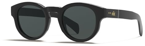 Hanukeii Unisex Mauricio Sonnenbrille, Schwarz, One Size
