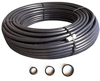 PE Rohr Verlegerohr, Versorgungsleitung, Wasserleitung für effektive Gartenbewässerung, Druckrohr - Kunststoffrohr, Tröpfchenbewässerung UV-Beständig 16mm 20mm 25mm (25mm PN6, 50m)
