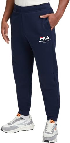 FILA Pantaloni Moderni Bovrup Sweat, Blu, L
