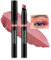 Boobeen Doppel Farben Lidschatten Stick Glitter Lidschatten Stift Wasserdicht Schimmer Lidschatten Highlighter Bleistift Creme Schatten Stick Langanhaltendes Augen Makeup