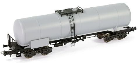 Evemodel 1Stk. Modell Spur H0 1:87 Kesselwagen Bahn Zug Öltankwagen Mit DC Metallräder (grau)