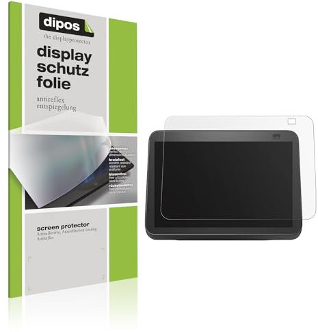 dipos I 2x Schutzfolie matt kompatibel mit Amazon Echo Show 8 2nd Gen Folie Displayschutzfolie