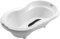 Rotho Babydesign TOP Badewanne - recycelt - Badewanne - Babybadewanne - Kinderbadewanne - Duschbadewanne - weiss