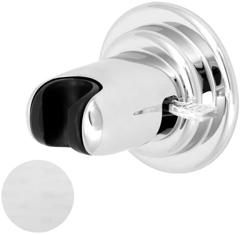 QWORK® Supporto per Soffione Doccia, Supporto per Soffione Doccia Senza Foratura, Supporto per Doccia con Forte Ventosa a Vuoto, Supporto Regolabile Universale per Soffione Doccia da Bagno