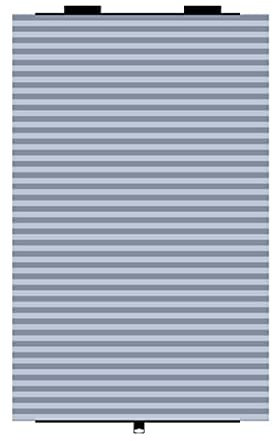 Saugnapf-Fensterrollo, vertikale Plissee-Jalousien, ohne Bohren, Saugnapf-Rollo for Fenster, tragbarer, einziehbarer Sonnenschutzvorhang, for Auto, Balkon, Büro (B70 x L145 cm (28 x 57 Zoll))(Size:W80