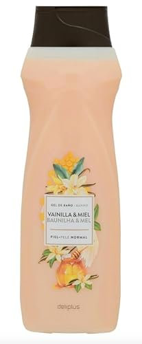 Gel Bain Vanille et Miel 750ml Peau Normale Deliplus