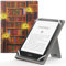 MoKo Étui Universel pour 6 6.8 7 Kindle eReaders Fire Tablette - Kindle/Kobo/Voyaga/Lenovo/Sony Kindle E-Book E-Reader Tablette, Coque en PU avec Support Réglable et Dragonne, Bibliothèque rétro