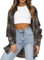 LACOZY Womens Cowboy Shirt Buffalo Plaid Flannel Shirt Long Sleeve Collar Button Down Blouses Lightweight Tops Coffee M