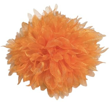 Asudaro Blombrosch nålblomma, 1/4 st handgjord stor tygbrosch stor tygnål retro knappblomma för kvinnor, tillbehör till broscher, 1PCS, Halsduk