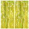 Drucilla 2 Stück Lametta Vorhang, Glitzervorhang Lametta, Folien Fransen Lametta Vorhänge, Glitzer Tinsel Curtain für Geburtstag, Party, Hochzeit Deko, 1m x 2m, Gold