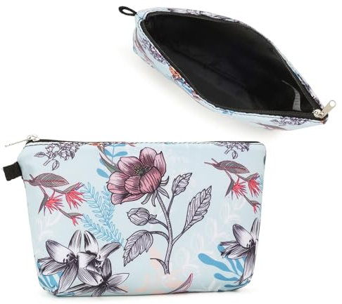 Miss Lulu Beauty Case da Viaggio, Trousse Trucchi Pochette Donna, Beauty Case Donna, Bustina Pochette Mare, Wash Bag Idrofuga