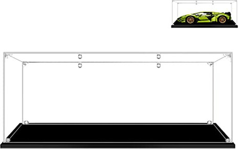 Acryl-Vitrine für (Lamborghini Sián FKP 37 Rennwagen) Modell - Vitrine für Lego 42115 (nur Vitrine, kein Bauset)