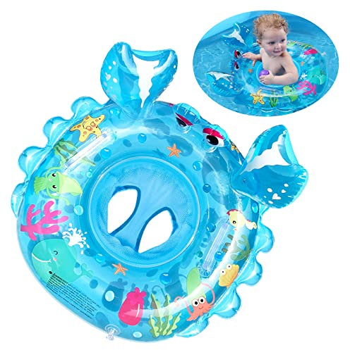 GOHHME Baby Schwimmring,Baby Schwimmhilfen mit Schwimmsitz für Jungen und Mädchen Kleinkind 6 Monate bis 36 Monat, Mitwachsende Schwimmhilfe