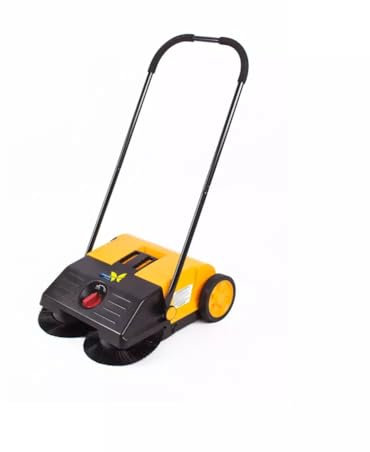 Handkehrmaschine mit Radius 55 cm, 25 l – leicht zu verstauen und verstellbar