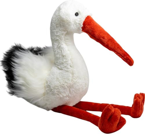 Carl Dick Storch, Klapperstorch ca. 40cm Plüschtier, Stofftier, Kuscheltier 3614