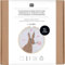 Rico Design Stickpackung: Stick-Set für Ostern, Ø 10 cm, Deko & DIY-Kit, Handarbeit, Hobby, Bastelprojekt, Stickerei Romantischer Hase