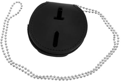 WEKADRIN Porte Badge de Police avec Clip Sécurisé et Accessoires Universels pour Costume de Police Support de Badge Pratique