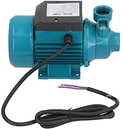 Yosoo Health Gear Mini Bomba de Agua, Cuerpo de Aluminio Fundido, Bomba Eléctrica de 180 W con Elevación de 15 M para Riego Doméstico y Suministro de Calderas
