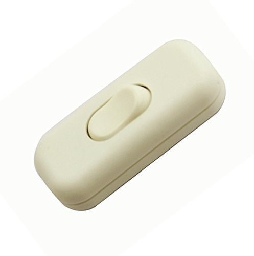 Torpedo Switch/[1 Pack] SFTlite White Inline Switch Use Inline 2 or 3 Core,Inline Lamp/Light/Bulb Switch