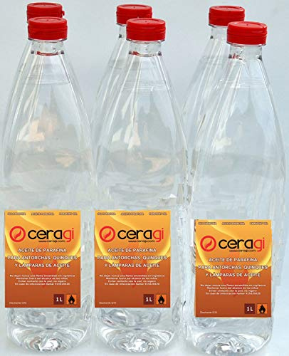 ceragi Aceite de parafina Pack 6 Botellas