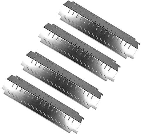 Attachcooking Lot de 4 pièces de rechange pour grille à gaz en acier inoxydable pour diffuseur de plaque chauffante pour grille par FirePlus, Fire Mountain, Char-Broil, CosmoGrill, Campingaz et autres