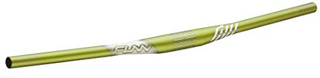 Funn Full On Riser Lenker, Klemme 35mm, Breite 785mm, Rise 7mm (Grün) | AL6061 dreifach konifiziert, wenig Backsweep, sandgestrahlt eloxiert, für Trail, Enduro, MTB, BMX und Straße
