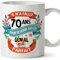 Mugffins Mug/Tasse Joyeux 70 Anniversaire - Il m'a Fallu 70 Ans pour Devenir Aussi Génial et Presque Parfait - Cadeau Original pour Homme et Femme