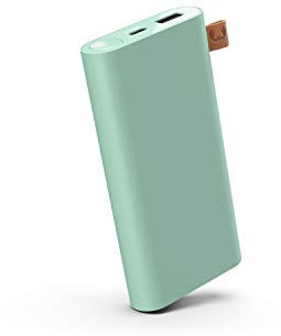 Fresh 'n Rebel Powerbank 12000 mAh USB-C | Tragbares Ladegerät/Externer Akku - 2-ports USB-C & USB für iPhone, iPad,Huawei,Samsung, Nexus, HTC und mehr – Misty Mint