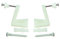 Fissaggio Laterale Per Sanitari Bianco 26 X 64 Mm