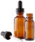 2 x 20ml Amber Brown Glass Bottles with Dropper Pipettes by Pasha81 Ltd