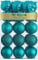 Art Beauty Dark Teal Christmas Baubles 60mm Christmas Tree Decoration Ornaments 30pcs Shatterproof Balls for Xmas Hanging Decorations Festival Holiday Decor