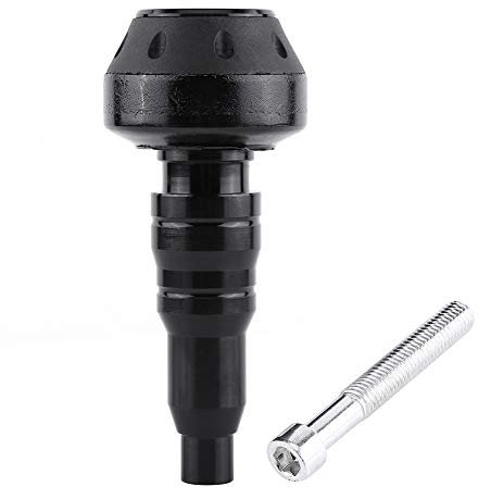 Yctze Protezione Antiurto per Paratelaio in Lega di Alluminio CNC per Moto (Nero) - Protezione Telaio Suzuki, Slider Moto
