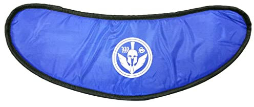 Warrior Gears Motorcycle Helmet Visor Bag for Men, Motorbike Helmet Visors Protection Bag with Waist Belt, Padded Women's Visors Bag, Scratch Resistant Visor Protective Bag - Blue