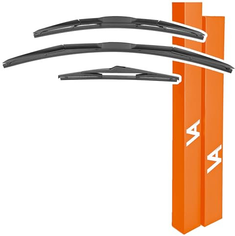 VIA ALBION® Limpiaparabrisas para: Hyundai ix35 - 2010-2016 - Escobillas de repuesto delanteras y traseras