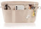 SUPRBIRD Handtaschen Organizer Nylon, Tasche in Tasche Organizer, Taschenorganizer Bag in Bag Organizer mit Schlüsselbund (Beige, M)