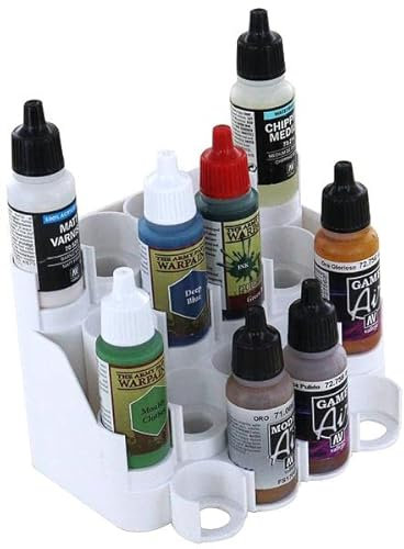 Feldherr Paint Rack compatible with 18 color bottles