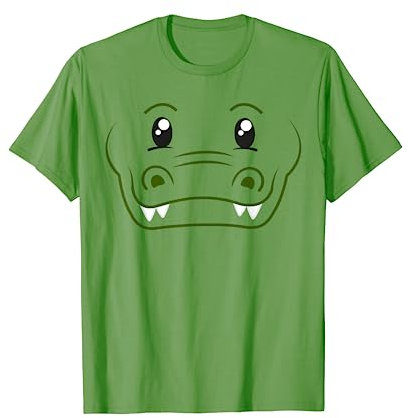 Krokodil Gesicht Halloween Kostüm Niedliches Krokodil T-Shirt