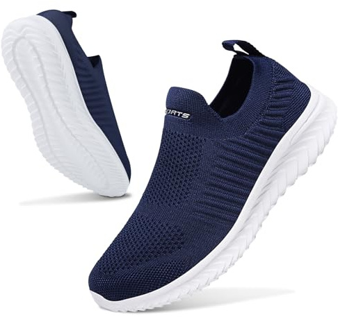 Basket Femme Respirantes Slip on pour Sneakers Femmes Chaussure de Running Fitness Légères Sneakers