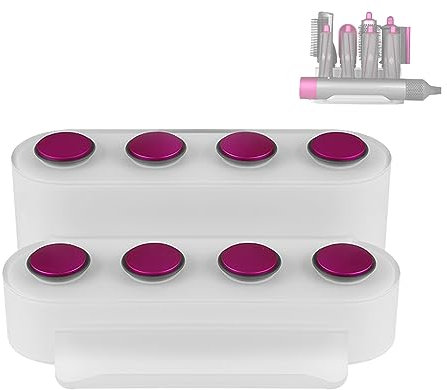 Chuancheng Aufbewahrungshalter für Dyson Airwrap Lockenstab Zubehör 8 Löcher Arbeitsplatte Halterung Organizer Ständer Lagerregal