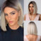 testar Perruque blonde courte pour femme courte et droite ombrée blonde cheveux naturels naturels perruques synthétiques sans colle pour usage quotidien fête 12 pouces