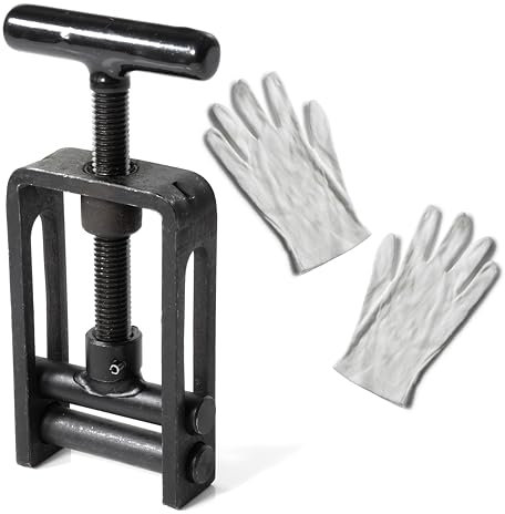 Hawetico Squeeze-Off Plumbing Tool, Adjustable Steel Alloy Hand Instrument, Instant Water Stop, Emergency Repair Tightening Clamp for 0-32mm MDPE Plastic, Rubber, PE, PPR Pipes or Hoses