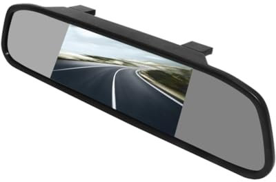 Doumneou 12,7 cm (5 Zoll) TFT LCD HD800X480 Bildschirm Rückfahrkamera Parkmonitor Auto Monitor mit 2 Videoeingängen