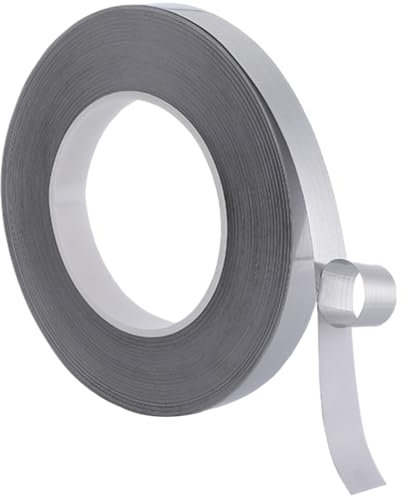 GORGECRAFT 50m x 15mm Wallpaper Border Tape Flexible Silver Molding Wall Trim Peel and Stick Caulk Trim Strips Self Adhesive Wall Border Sticker Mirror Finish Tile Edge Decorative Lines Home Decor