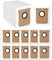Jissta 12 Bolsas de Aspiradora para Eufy L50 SES L60 SES,para Conga Home 10000, 8090 Ultra, 9090 AI,Haier H9 +, Accesorios Bolsa de Polvo para Eufy L50 SES L60 SES Aspirador,2.5l Gran Capacidad