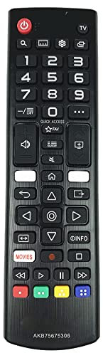 AKB75675306 - Mando a distancia para televisor, 17 cm de longitud, para electrodomésticos inteligentes, accesorios para el hogar