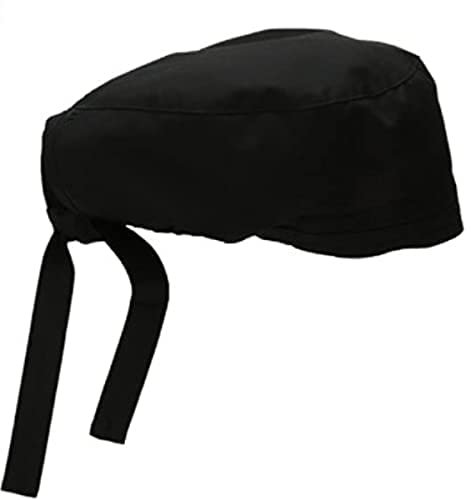 SPANCARE PHARMACEUTICALS Uniforms Premium Scrub Cap Uni mit Schweißband (10 Stück) schwarz