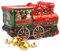 SWEET BUDDIES Becky's Weihnachtszug Keksdose mit Schoko-Pralinen 126g – Dekorative Metall-Dose mit nostalgischem Weihnachtsmotiv – Perfekt als Weihnachtsdeko & Geschenkidee für die Adventszeit