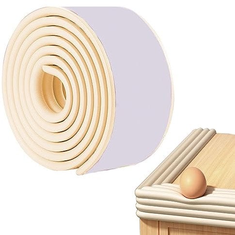 Bunk Bed Ladder Pads, Portable Foam Ladder Pads Anti Slip Self-Adhesive Bunk Bed Ladder Cover 8cm Wide, Edge and Corner Guard Coverage for Stair Steps Corner Protectors